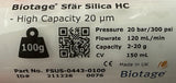 Lot of (3) Biotage FSUS-0443-0100 Sfär Silica HC High Capacity 20 µm 100 g