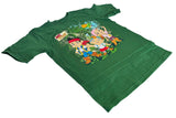 Disney Boy's Jake And The Never Land Pirates Green Short Sleeve Shirt Size M