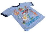 Disney Boys Muppets Gonzo I Do My Own Stunts Graphic Gray Shirt Size Small