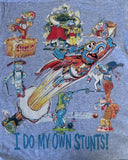 Disney Boys Muppets Gonzo I Do My Own Stunts Graphic Gray Shirt Size Small
