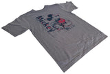 Disney Boys Classic Mickey Mouse 1928 Gray Short Sleeve Shirt Size Medium