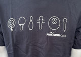 Puma Men's Puma Social Club Graphic Black Short Sleeve Shirt Size Large