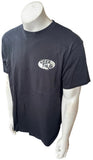 Anvil Men's Deer Thug Graphic Black Short Sleeve Shirt Size Large