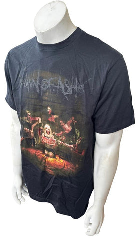 Anvil Men's Dawn of Ashes Conjuration Of The Maskim's Black Blood Shirt Size L