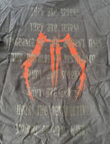 Anvil Men's Dawn of Ashes Conjuration Of The Maskim's Black Blood Shirt Size L