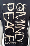Men's Peace Of Mind Clothing Co. Black Short Sleeve Shirt Size Large