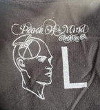 Men's Peace Of Mind Clothing Co. Black Short Sleeve Shirt Size Large