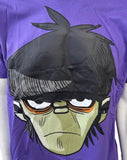 American Apparel Men's Gorillaz Murdoc Niccals Graphic Purple Shirt Size XL