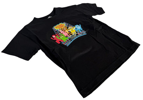 Alstyle Youth Yo Gabba Gabba Live Radio City Music Hall Black Shirt Size Large