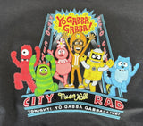 Alstyle Youth Yo Gabba Gabba Live Radio City Music Hall Black Shirt Size Large
