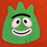 Rabbit Skins Youth Yo Gabba Gabba Brobee Graphic Orange Shirt Size 3