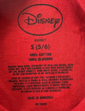 Disney Boys Jake And The Never Land Pirates Red Short Sleeve Shirt Size Small