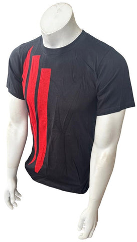 Anvil Men's Skrillex Ill Logo Graphic Black Short Sleeve Shirt Size Small