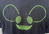 Anvil Men's Deadmau5 NA Fall 2010 Tour Black Short Sleeve Shirt Size Large