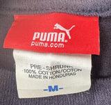 Puma Men's Mt. Sac XC Invitational Graphic Navy Short Sleeve Shirt Size Medium