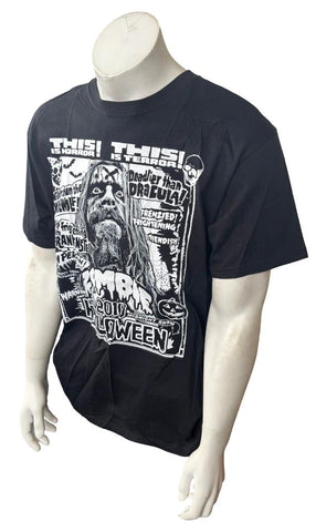 Anvil Men's Rob Zombie Midnight Zombie Jamboree 2010 Black Shirt Size Large