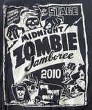 Anvil Men's Rob Zombie Midnight Zombie Jamboree 2010 Black Shirt Size Large