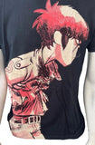 Gildan Men's Gorillaz Murdoc Niccals Graphic Black Short Sleeve Shirt Size M