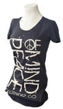 Peace Of Mind Women's Peace Of Mind Clothing Co. Black Shirt Size Large