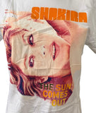 Bay Island Women's Shakira The Sun Comes Out White Short Sleeve Shirt Size Large
