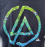 Hard Rock Hotel Men's Linkin Park Graphic Black Short Sleeve Shirt Size Large