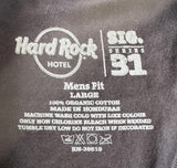 Hard Rock Hotel Men's Linkin Park Graphic Black Short Sleeve Shirt Size Large