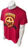 Disney Parks Men's Lone Ranger Texas Rangers Graphic Red Shirt Size Large