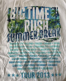 Gildan Men's Big Time Rush Summer Break Tour 2013 White Shirt Size Medium