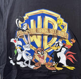 Anvil Men's Warner Bros. Studios Looney Tunes Graphic Black Shirt Size X-Large