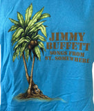 Gildan Women's Jimmy Buffet Songs From St. Somewhere Blue Shirt Size Large