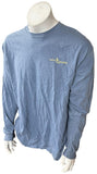 Covey & Paddle Men's Covey & Paddle Graphic Blue Long Sleeve Shirt Size Large