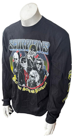 Anvil Men's Scorpions Get Your Sting And Blackout World Tour 2010 Shirt Size L