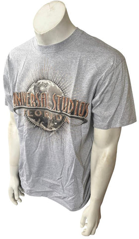 Anvil Men's Universal Studios Florida Gray Short Sleeve Shirt Size Large