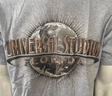 Anvil Men's Universal Studios Florida Gray Short Sleeve Shirt Size Large