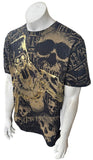 Anvil Men's Universal Studios Revenge Of The Mummy Black Shirt Size Large