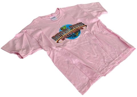Gildan Youth Universal Studios Hollywood Graphic Pink Shirt Size XS