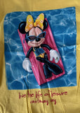 Anvil Youth Live the Life of Leisure Castaway Cay Minnie Mouse Shirt Size Small
