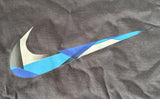 Nike Youth Swoosh Graphic Black Short Sleeve Shirt Size Medium