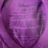 Disney Girls Tinker Bell I Do Believe In Fairies Graphic Purple Shirt Size XXS