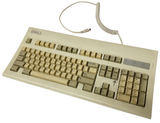 Dell AT101R PS/2 Keyboard Beige Vintage 5V 275 mA 26756
