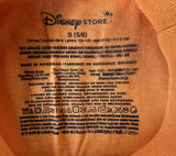 Disney Youth Mickey Mouse Halloween Boo! Orange Short Sleeve Shirt Size Small