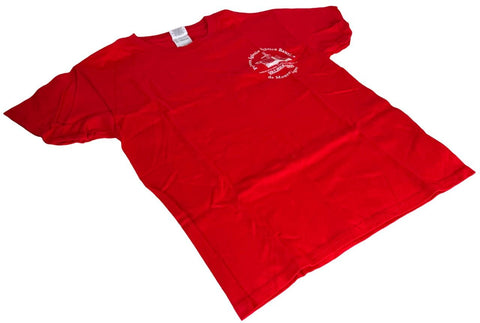Gildan Youth Primera Igelesia Biblica Bautista De Monte Negro Red Shirt Size L