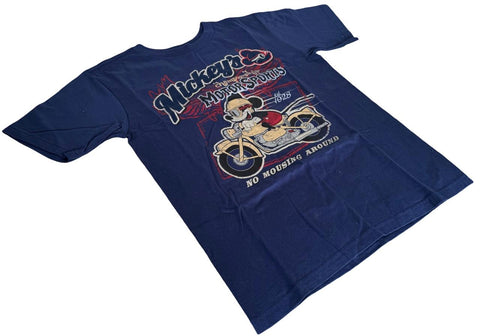 Disney Boys Mickey's Championship Motor Sports No Mousing Around Shirt Size M