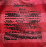 Disney Boys Mickey Mouse Walt Disney Studios Red Short Sleeve Shirt Size Medium