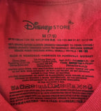 Disney Boys Mickey Mouse Canada Graphic Red Short Sleeve Shirt Size Medium