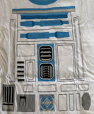 Disney Boys Star Wars R2-D2 Graphic White Short Sleeve Shirt Size Medium