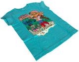 Disney Girls Jake And The Neverland Pirates Izzy Graphic Teal Shirt Size Medium