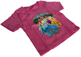 Disneyland Girls Disney Princesses Signature Pink Short Sleeve Shirt Size 12M