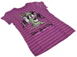 Disney Girl's Minnie Mouse Statue Of Liberty New York City Purple Shirt Size M