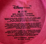 Disney Girls Cinderella Graphic Pink Short Sleeve Shirt Size Medium